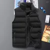 Gilet da uomo Autunno Inverno Gilet da uomo Giacca da uomo Giacche senza maniche calde Gilet casual da uomo Taglie forti Veste Homme Slim