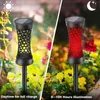 Garden Lights Solar LED Light Outdoor RGB Color Changing Pathway Lawn Lamp för dekor landskapsbelysning