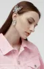 Stud Earrings 2022AR Jewelry Heavy Industry Style Diamond-inlaid Flower Woman Earring And Earclip