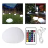 Luce a forma di ciottoli impermeabile 4 modalità LED che cambia colore per la decorazione della camera dei bambini del cortile a bordo piscina del giardino