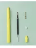 5 шт. Чистое макарон дизайн Гель -ручки установка чернокожие чернила 0,5 мм шарики прочные плавные школьные принадлежности A6273