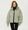 Trench da donna Autunno Inverno Streetwear Cappotto Parka allentato casual Giacca imbottita trapuntata in cotone Zip Up Top a maniche lunghe Parka per ragazze