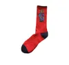 designer sock Men's Socks autumn and winter bear printing vintage style denim sports stockings