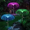 Gartendekorationen Solar Gartenlichter im Freien Jellyfish Luminous Lade -Lade -Weihnachtslampe und dekorativ 2211081068364