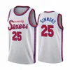 Joel Embiid 1 James Harden Jersey de basquete Philadelphia''76ers''Allen 3 Iverson Ben 25 Simmons Julius 6 Erving Navy 2021/22 Fast Blue