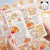 70 pièces mignon Abu manger 5 nourriture fête bloc-notes décoratif papeterie Scrapbooking planificateur calendriers cadeau journalisation décoration