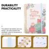 Planner Book Monthly Notebook Weekly Daily Notepad Schedule Spiral Calendar Journalacademic Planning English Coil 2024