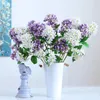 Fiori decorativi 1 ramo Fiore artificiale Non sbiadito Non appassito 3D Falso Simulazione Gardenia Bouquet da sposa fai da te Decor per la casa della camera da letto