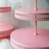 Herramientas para hornear, soporte de pastel de 2/3 niveles, Cupcake de Metal para postre, barra de dulces, accesorio para fiesta, evento, boda