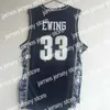 College Basketball Wears 3 Allen Iverson 33 Patrick Ewing Basketball Jersey Georgetown Hoyas NCAA University College Mens Grey Jerseys Stitched Good Quality