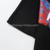 T-shirt da uomo di marca di moda di lusso estiva T-shirt colorata con aquila volante stampata girocollo T-shirt allentata manica corta Top nero bianco taglia asiatica S-3XL