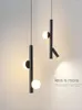 Pendant Lamps Nordic Lamp For Kitchen Hanging Dining Room Bedroom Bedside Modern Home Indoor Lighting With Spotlights Bulbs