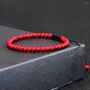 Strand More Style Red Green Color Natural Stone Armband 6 8mm Black Line Malachite Beads Bangles Jewelry Christmas Gift