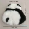 Tasarımcı -Carpets Cutelife Sevimli Panda Yün Kabarık Beyaz Halı Mutfak Oturma Odası Ev Dekorasyon Çocuk Yatak Odası Çörek Giriş Kapısı