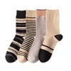 Socks Hosiery Men 2022 New Autumn Striped Cotton Business Breathable Casual Crew Male High Quality T221102