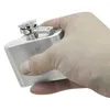 Hip Flasks 2oz / 3.5oz Poche En Acier Inoxydable Alcool Whisky Flacon Portable Bouteilles Plat Avec Bouchon À Vis En Gros