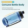 Бутылки с водой говорят, что бутылка большая мощность тыква 2L литр открытого путешествия Портативное питьевое дети красочный прозрачный спорт