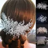 Hoofddeksels Bruidsmeisje Kam Wedding Party Fashion Hoofddress voor Handgemaakte Pearl Flower Crystal Hair Pins Accessoires