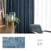 Curtain 2022 Simple Curtains For Living Room Luxury Villa Modern Blackout Striped Pattern Window Drapes Door Bedroom Shading