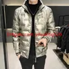 31SS Winter Parka Ny Mens Down Jacket Varmt tjockare Fashion Outdoor Down Coats Populära pufferjackor Enkel fast färg med hatt Multicolor M-3XL