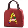 Duffel Bags Sound Bag Sack Изолированные холст кулер детские продукты питания тепловая коробка Bento Women Women Picnic Packet Organizer Организатор сумочка фрукты 26 букв серия