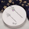 Stud Thaya Tassel Silver Color Earring Dangle Feather High Quality Japanese Stylish For Women Fine Jewely 2211076947377