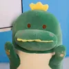 Creative Doux Kawaii Long Chat Dinosaure Poupée Animaux En Peluche Paresseux Dormir Oreiller Jouets Pour Fille Mignon Hug Enfants Cadeaux De Noël J220729