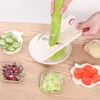 Manuell vegetabilisk skiva rostfritt stål Portabelt kök Shredder Potato Cabbage Cutter Grate Multi-Purpose Home Kitchen Tool
