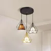 H￤ngslampor retro industriell stil matsal ljus modern minimalistisk nordisk lampa personlighet kreativ ljuskrona