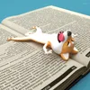 1 pcs schreeuwen Animal Bookmark voor het lezen van boeken grappige boekaccessoires Marker pagina Hold Kids Gift School H6660