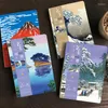 Japanse esthetische notebook beroemd schilderij door Hokusai Journals Blank Inside Diary Student School Supplies