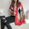 Maglioni da donna Maglione lungo caldo invernale Top Homme Capispalla casual Maglione lavorato a maglia Solido Cardigan Swetry Moda coreana Streetwear