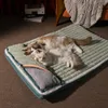 Kennels kalemleri sakinleştirici köpek yatakları küçük büyük s xxl orta lüks ile yastık çıkarılabilir kapak yıkanabilir evcil kedi mat yumuşak yastık kanepe 221108