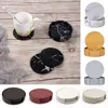 Table Mats 6PCS Creative Marble PU Leather Drink Coffee Cup Mat Tea Pad Dining Placemats Black White Chic Decoration