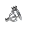 Chastity Device Massager Vibrator Lock Metal Pene Cage with Cateter Men sale y usa juguetes sexuales para adultos2294