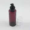 Storage Bottles Mysterious Purple Cylindrical Glass Spray/lotion 100ml Bottle