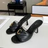 Designer sandalen mode ggity plat dia's vrouw hakschoenen dubbele g flip-flops luxe slippers lederen sandalen hdfdf