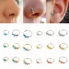 3Pcs Set Fashion Retro Round Beads Gold Color Nose Ring For Women Nostril Hoop Body Piercing Jewelry 382789 Y1118273r1316798