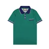 2023 Sommer Marke Kleidung Luxus Designer Polo Shirts Männer Casual Polo Mode Schlange Biene Druck Stickerei T Shirt High Street herren Polos M-3XL