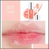 Lucidalabbra Crystal Jelly Idratante Olio per labbra Plum Gloss Trucco Sexy Plump Glow Tinted Lips Plumper 6Ml Drop Delivery Salute Bellezza Dhptt