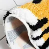 Tapetes de tigre de cartoon tapetes de tigre para garoto anti-deslizamento do banheiro doomato de quarto tapetes de área de banheiro decoração de casa de tapete 90x50cm