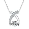 Correntes aiyanishi 925 colar de pingente de prata esterlina feminina moda clássica dangling cross presente cadeia