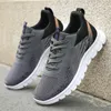 Caminhando calçados Athleisure Fall 2022 Novos sapatos de moda de renda para homens 39-44