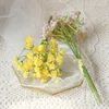 Dekorative Blumen, 40 Köpfe/Bündel, Mini-Kunstblume, Babysbreath, handgefertigter Seidenstrauß, gefälschte Flore-Pflanzen, Heim-, Hochzeits-, Party-Dekoration