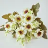 Dekorativa blommor japanska rosen konstgjorda DIY -mittstycken bröllop balkong cottagecore dekoration bord och rumstillbehör för hemmet