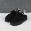 2022 Hot Snow Boots Boot Warm Bootss Suede Shoes Classi cal Short Miniwomen Keep Warm Man Womens Plush Casual Chestnut Grey 2022 Hot Aus Thick Tazz Slippers