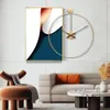 Wall Clocks Modern Large Clock Luxury Mural Metal Home Decor Silent Watches Living Room Decoration Zegar Scienny Duzy