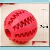 Dog Toys Chews 2 8 Inch Pet Dog Rubber Ball Toys 7Cm Chew Tooth Cleaning Balls Food Toy For Dogs Drop Delivery Home Garden Supplies Dhu2Y