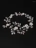 Kopfbedeckungen, Kristallperlen, Blumen-Bräute-Stirnband, Strass-Brautkopfbedeckung, trendige Hochzeit, Haarschmuck, weiblicher Party-Abschlussball-Schmuck