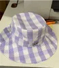 NWE Bucket Hat Luxurys Men Fedora dames cap mode gierige rand hoeden print patroon ademende gemonteerde strandkappen visser emmers sunhat met letters optioneel